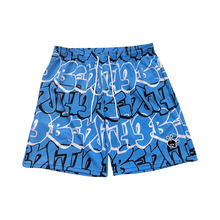 Load image into Gallery viewer, BENDITTO GRAFFITI SHORT (Blue)
