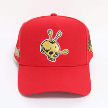 Load image into Gallery viewer, Benditto Hat (Red &amp; Gold)
