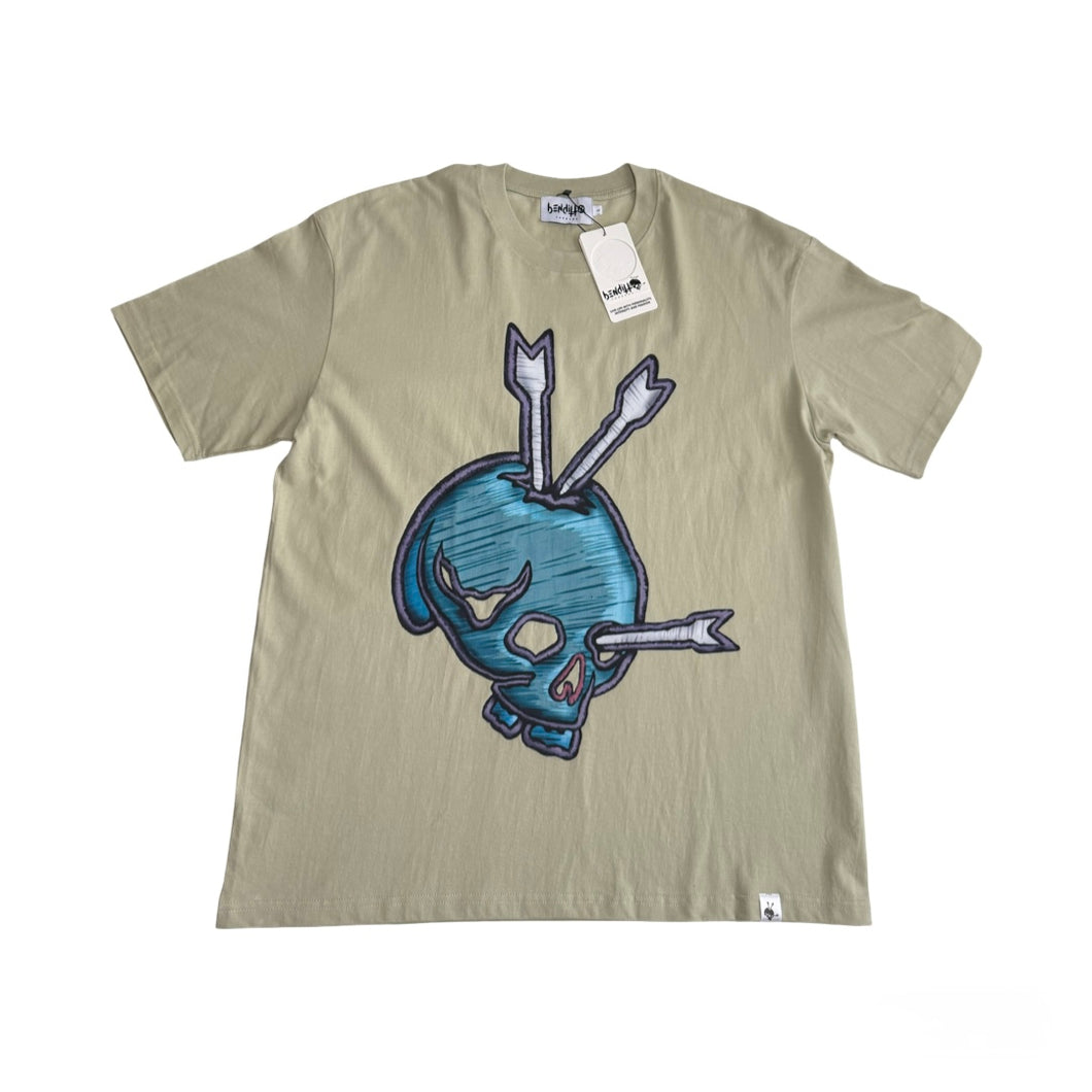 Skull Patch T-shirt (green laurel)