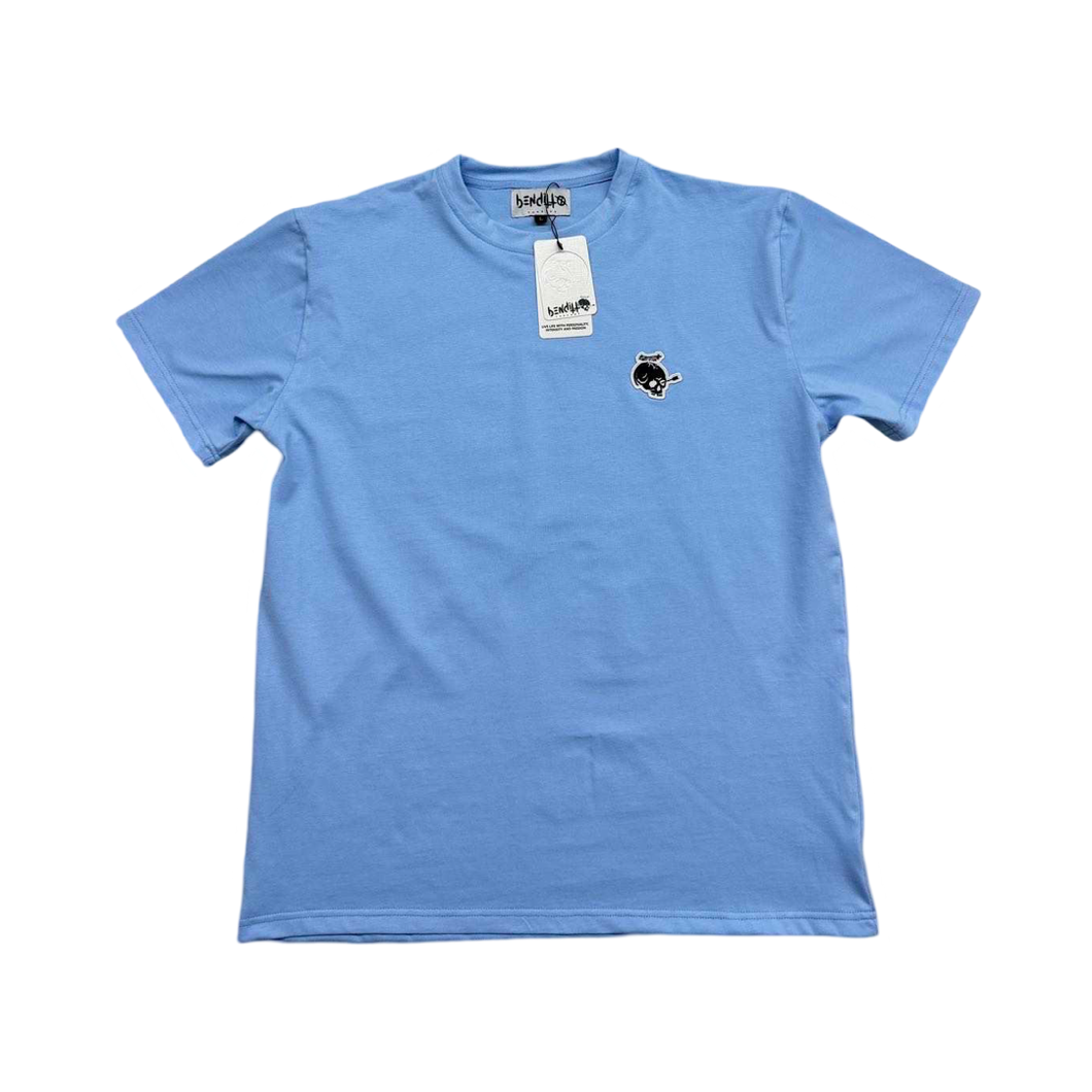 Skull Logo T-Shirt (Light Blue)