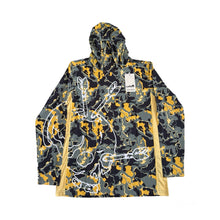 Load image into Gallery viewer, Benditto UV Rashguard Longsleeve Hooded / Face Mask (eucalyptus|Yellow)
