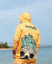 Load image into Gallery viewer, Benditto UV Rashguard Longsleeve Hooded / Face Mask (Yellow)
