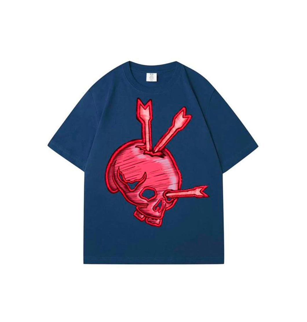 Skull Patch Tee (navy)