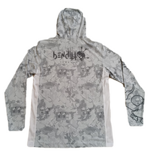 Load image into Gallery viewer, Benditto UV Rashguard Longsleeve Hooded / Face Mask (gray)
