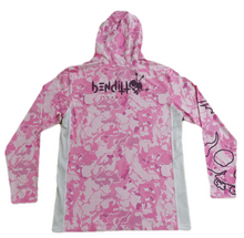 Load image into Gallery viewer, Benditto UV Rashguard Longsleeve Hooded / Face Mask (pink)
