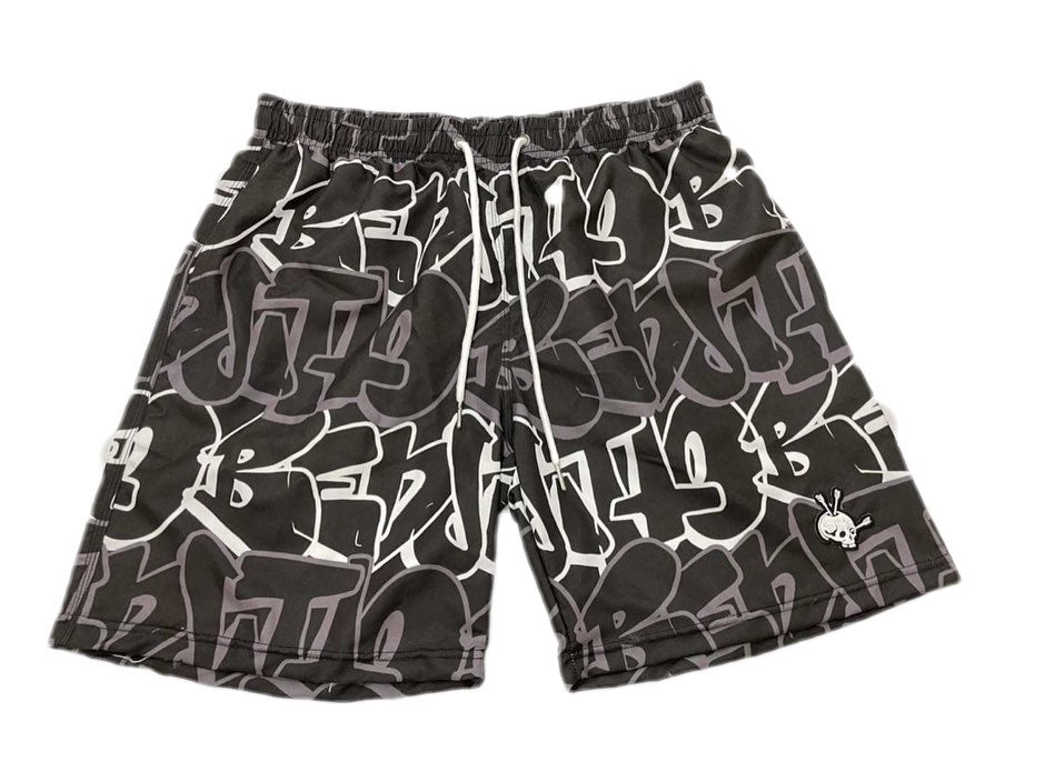 BENDITTO GRAFFITI SHORT (Black)