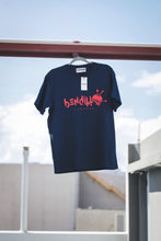 Load image into Gallery viewer, Benditto Logo Tee (navy / rose)
